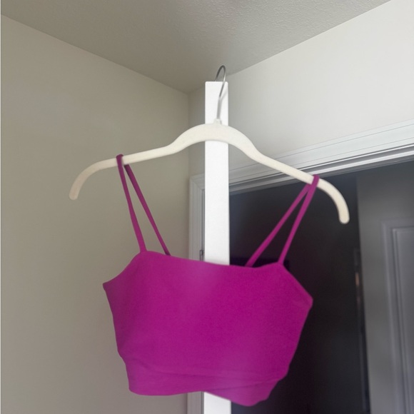 Fuchsia Ribbed bra - Picture 4 of 4